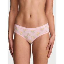 Victoria's Secret Esnek Pamuklu Hiphugger Külot - Pembe Çiçekli