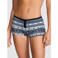 Pink Pamuklu Boyshort Külot - (Tek Renk)