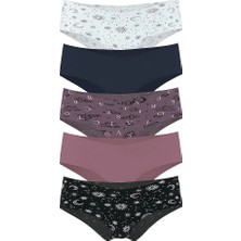 Victoria's Secret 5'li Lazer Kesim Cheeky Külot - Çok Renkli
