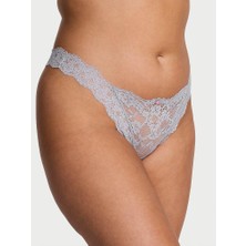 Dream Angels Dantelli Brazilian Külot - Işıltılı Gri