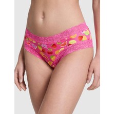 Pink Wink Dantelli Cheeky Külot - (Tek Renk)