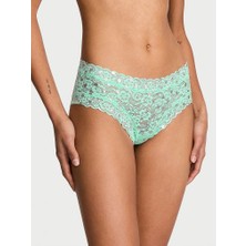 The Lacie Işıltılı Dantelli Cheeky Külot - Su Yeşili