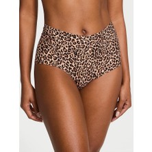 No-Show Lazer Kesim Modern Brief Külot - (Tek Renk)