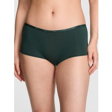 Pink Logolu Pamuklu Boyshort Külot - (Tek Renk)