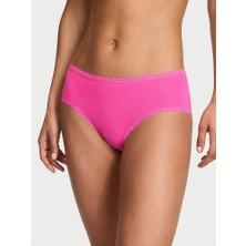 The Lacie Beli Dantelli Pamuklu Cheeky Külot - (Tek Renk)