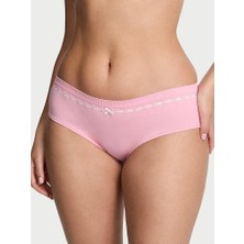 Seamless Seamless Kurdele Detaylı Hiphugger Külot - Soluk Pembe