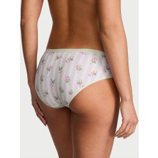 Victoria's Secret Esnek Pamuklu Hiphugger Külot - Çiçekli Çizgili
