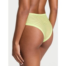 No-Show Lazer Kesim Cheeky Külot - Lime Sarısı