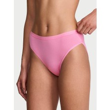 Victoria's Secret Esnek Pamuklu Derin Bacak Kesimli Brief Külot - Toz Pembe