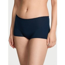 Pink Pamuklu Boyshort Külot - (Tek Renk)