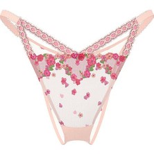 Dream Angels Işlemeli Brazilian Külot - Toz Pembe