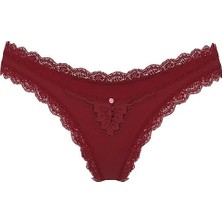 Dream Angels Dantelli Brazilian Külot - (Tek Renk)