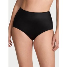 Very Sexy Pürüzsüz Yüksek Bel Brief Külot - Siyah