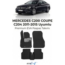 Otocraft Mercedes C200 Coupe C204 (2011-2015) Araca Özel 3D Havuzlu Eva Oto Paspas Full Set 5 Parça