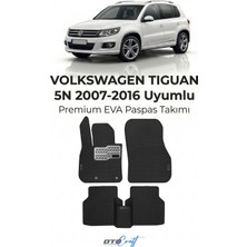 Otocraft Volkswagen Tiguan 5n (2007-2016) Araca Özel 3D Havuzlu Eva Oto Paspas Full Set 5 Parça