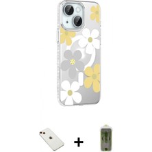 Pileli Store Pilelistore™ iPhone 14 Kılıf Yörünge Işık Prime - Siyah Joko Magic 5d Hayalet Cam + Diamond Kamera Lens - Kı