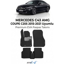 Otocraft Mercedes C43 Amg Coupe C205 (2015-2021) Araca Özel 3D Havuzlu Eva Oto Paspas Full Set 5 Parça