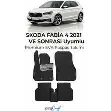 Otocraft Skoda Fabia 4 (2021 ve Sonrası) Araca Özel 3D Havuzlu Eva Oto Paspas Full Set 5 Parça