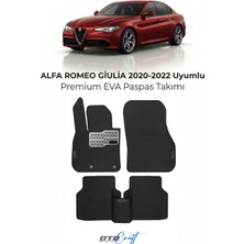 Otocraft Alfa Romeo Giulia (2020-2022) Araca Özel 3D Havuzlu Eva Oto Paspas Full Set 5 Parça