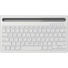 Uravas Store ZR206 Beyaz K6100 Kablosuz Klavye