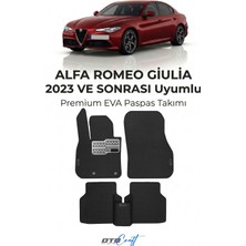 Otocraft Alfa Romeo Giulia (2023 ve Sonrası) Araca Özel 3D Havuzlu Eva Oto Paspas Full Set 5 Parça