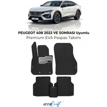 Otocraft Peugeot 408 (2022 ve Sonrası) Araca Özel 3D Havuzlu Eva Oto Paspas Full Set 5 Parça