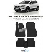 Otocraft Seat Ateca (2016 ve Sonrası) Araca Özel 3D Havuzlu Eva Oto Paspas Full Set 5 Parça
