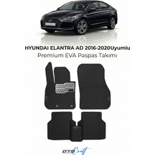 Otocraft Hyundai Elantra Ad (2016-2020) Araca Özel 3D Havuzlu Eva Oto Paspas Full Set 5 Parça