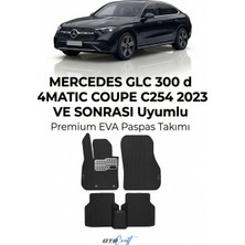 Otocraft Mercedes Glc 300 D 4matic Coupe C254 (2023 ve Sonrası) Araca Özel 3D Havuzlu Eva Oto Paspas Full Set 5 Parça