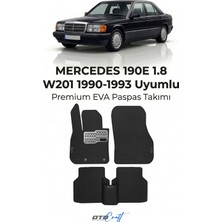 Otocraft Mercedes 190E 1 8 W201 (1990-1993) Araca Özel 3D Havuzlu Eva Oto Paspas Full Set 5 Parça