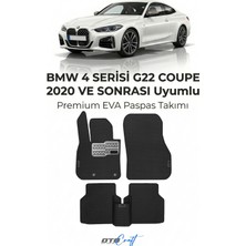 Otocraft Bmw 4 Serisi G22 Coupe (2020 ve Sonrası) Araca Özel 3D Havuzlu Eva Oto Paspas Full Set 5 Parça