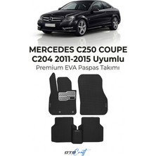 Otocraft Mercedes C250 Coupe C204 (2011-2015) Araca Özel 3D Havuzlu Eva Oto Paspas Full Set 5 Parça