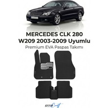 Otocraft Mercedes Clk 280 W209 (2003-2009) Araca Özel 3D Havuzlu Eva Oto Paspas Full Set 5 Parça