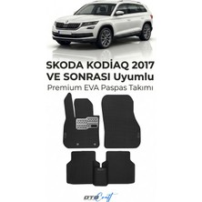 Otocraft Skoda Kodiaq (2017 ve Sonrası) Araca Özel 3D Havuzlu Eva Oto Paspas Full Set 5 Parça