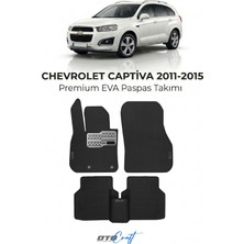 Otocraft Chevrolet Captiva (2011-2015) Araca Özel 3D Havuzlu Eva Oto Paspas Full Set 5 Parça