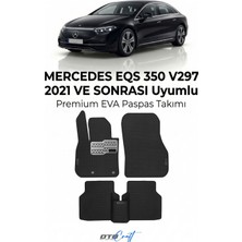 Otocraft Mercedes Eqs 350 V297 (2021 ve Sonrası) Araca Özel 3D Havuzlu Eva Oto Paspas Full Set 5 Parça