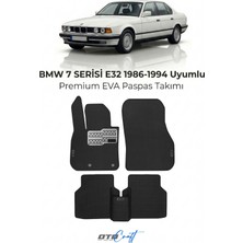 Otocraft Bmw 7 Serisi E32 (1986-1994) Araca Özel 3D Havuzlu Eva Oto Paspas Full Set 5 Parça