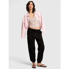 Pink Ivy Kampüs Eşofman Altı - (Tek Renk)