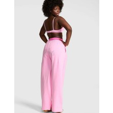 Pink Ivy Bol Paça Eşofman Altı - Işıltılı Şeker Pembesi