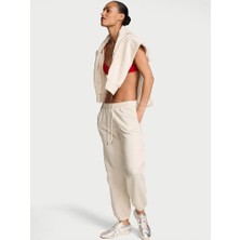 Angel Essentials Off-Duty Jogger Eşofman Altı - Kırçıllı Açık Bej