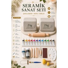 DSH Doğal Seramik Hamuru 4 kg Seramik Hamuru , Kil Çamuru Seti, Doğal Oyun Hamuru, Ebeşuar, Kil Hamuru