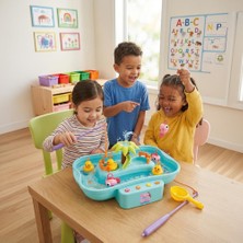 Ogi Mogi Toys Pilli Müzikli Hareketli Balık Tutma Oyunu
