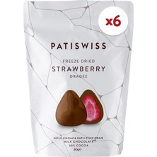 Patiswiss Sütlü Çikolatalı Çilek Draje 80G x 6 Adet