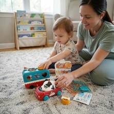 Ogi Mogi Toys Ses Kontrollü Köpek, Araba ve Atıştırma Arabası Seti