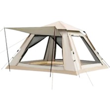 Nemere Güneşlikli Kamp Çadırı 240X240X160 cm 6 Kişilik Kolay Kurulum Outdoor
