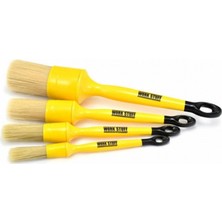 Work Stuff Detaylandırma Fırçası Klasik 4’lü Seti (16MM+24MM+30 mm +40MM - 4 Adet Fırça )