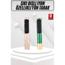 İlkyaz Fashion Elektrikli Fön Tarak Düzleştirici Elektriklenme Karşıtı Üflemeli