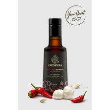 Orthosia Hot Chili& Garlic- Acı Biber& Sarımsak Çeşnili Soğuk Sıkım Natürel Sızma Zeytinyağı 250 ml