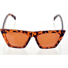 Royaleks Leopar Çerçeve Cat Eye Kadın Güneş Gözlüğü