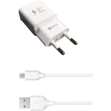 Royaleks Android Mikro Uçlu Hızlı Şarj Aleti 3.1A 1 Metre Kablolu Hızlı Şarj Cihazı